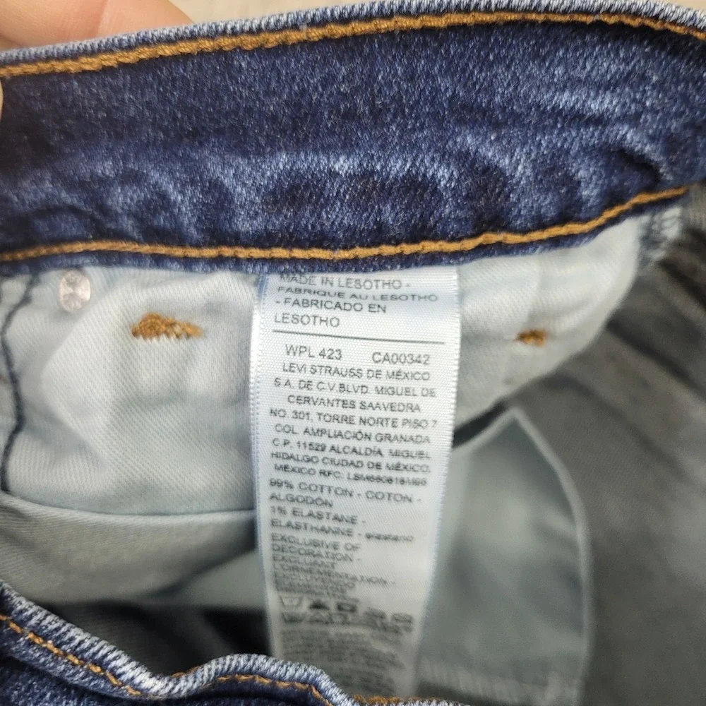 Levi Strauss Signature Jeans Men's 30x30 Athletic Fit Straight Leg‎ Blue Denim